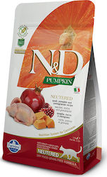 Farmina N&D Pumpkin Neutered Dry Food for Adult Neutered Cats with Pomegranate / Pumpkin / Quail 1.5kg