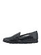 Lackleder Damen Loafers in Schwarz Farbe