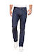 Brooklyn Men's Jeans Pants Elastic with Regular Straight Fit Blue