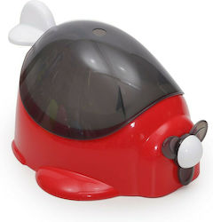 Cangaroo Classic Potty Aircraft with Lid Red