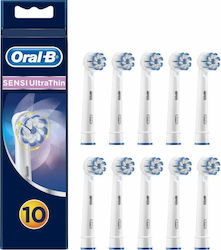Oral-B Sensi Ultra Thin 8 & 2 Extra Ανταλλακτικές Κεφαλές για Ηλεκτρική Οδοντόβουρτσα 10τμχ