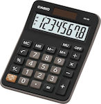Casio Αριθμομηχανή MX-8B 8 Ψηφίων σε Μαύρο Χρώμα