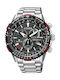 Citizen Promaster Sky Ανδρικό Ρολόι 45mm Χρονογράφος Eco - Drive με Ασημί Μεταλλικό Μπρασελέ