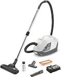 Karcher DS 6 Premium Cylinder vacuum 1.195-240.0 Vacuum Cleaner 650W Bagless 2lt White