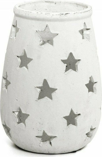 Zaros Фенерче Керамика Бял 18.5x18.5x25.5бр 1бр