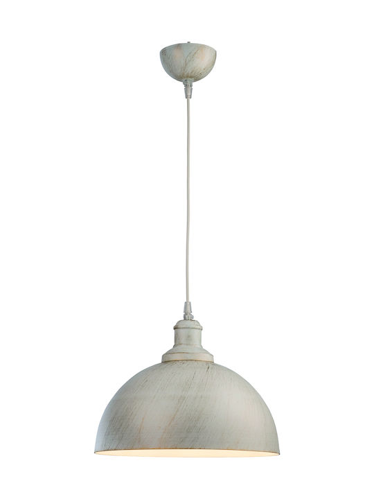 ArkoLight Hängende Deckenleuchte Einfaches Licht Glocke für Fassung E27 Silber