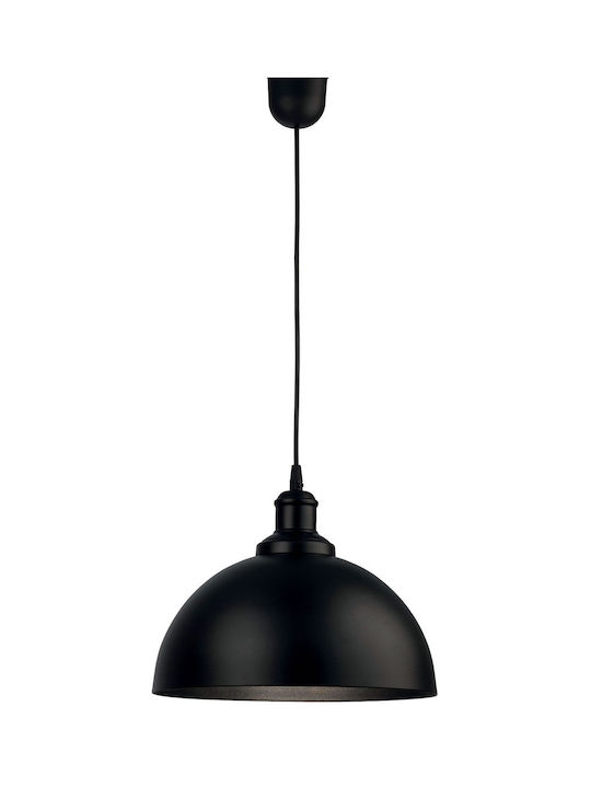 ArkoLight Pendant Light Single-Light Bell for Socket E27 Black 340-3-31