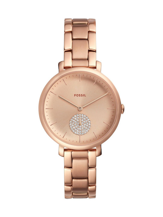 Fossil Jacqueline Crystals Womens Watch 36mm Ba...