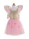 Kids Carnival Costume Butterfly With Gold Wings