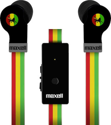 Maxell FlatWire In-ear Handsfree with 3.5mm Connector Multicolour