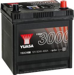 Yuasa Baterie Auto SMF Battery cu Capacitate 50Ah și CCA 400A Yuasa Baterie Auto SMF Battery cu Capacitate 50Ah și CCA 400A