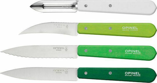 Opinel Essential Primavera Ножове Комплект от Неръждаема Стомана 4бр