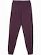 Sweatpants with Elastic Wine