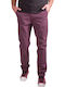Trousers Chino Elastic in Regular Fit Wine