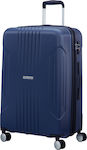 American Tourister Tracklite Spinner Μεσαία Βαλίτσα με ύψος 68cm σε Μπλε χρώμα