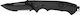 Gerber Hinderer CLS Pocket Knife Black with Blade made of Stainless Steel