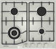 Thermogatz TG 9020 IX Gas Cooktop Autonomous Inox 58x51εκ. Silver