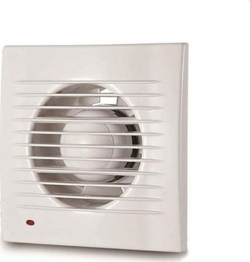 Eurolamp Επιτοίχιος Εξαεριστήρας Μπάνιου 120mm Λευκός