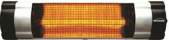 Neta Microstar MSR-1500 Επιτοίχια Σόμπα Carbon με Θερμοστάτη 1500W