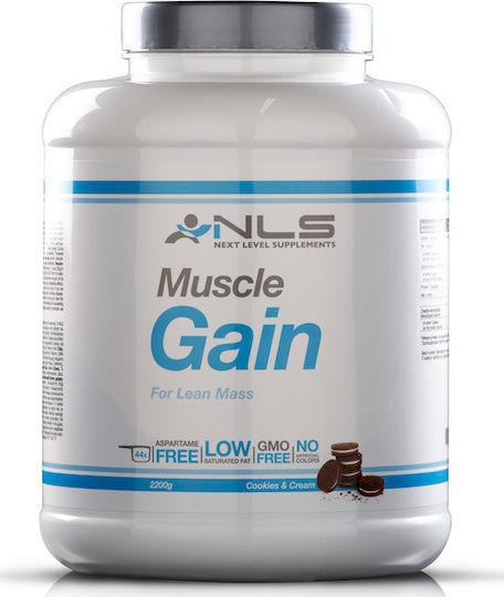 NLS Muscle Gain with Flavor Cookies & Cream 2.2kg