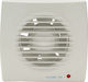 S&P Future-100 5210017900 De perete Ventilator de Baie 100mm Alb