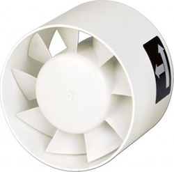 S&P TDM-100 5211502900 Ventilator de Baie 100mm Alb