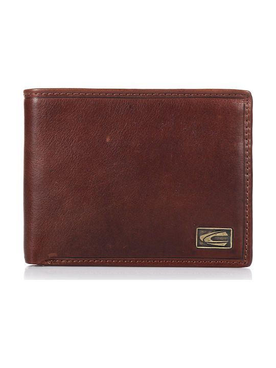 Camel Active Japan Men's Leather Wallet with RFID Tabac Brown