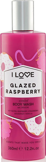 I Love Cosmetics Glazed Raspberry Duftendes Schaumbad in Gel für Öl-Kontrolle 360ml
