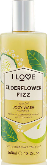 I Love Cosmetics Elderflower Fizz Body Wash Κρεμώδες Αφρόλουτρο Ενυδατικό 360ml