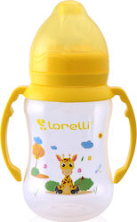 Lorelli Animals Educational Sippy Cup Plastic with Handles Yellow for 0m+m+ 250ml 1020072