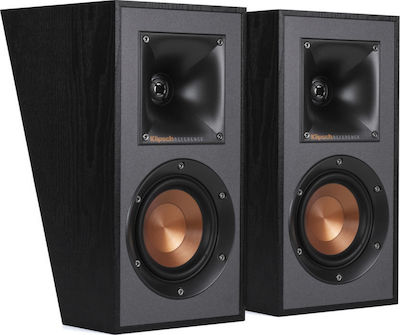 Klipsch R-41SA Dolby Atmos Elevation R-41SA Paar Hi-Fi Lautsprecher Wandmontiert 100W 2 Anzahl von Fahrern B14.6xT33.1xH18cm. Schwarz