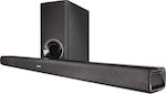 Denon DHT-S316 Soundbar 2.1 Bluetooth und HDMI 80W mit kabellosem Subwoofer und Fernbedienung Schwarz