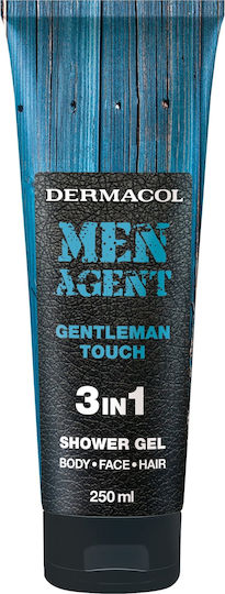Dermacol Men Agent Gentleman Touch Shower Gel Αφρόλουτρο σε Gel για Άνδρες 250ml