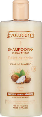 Evoluderm Delice de Karite Shampoos Reconstruction/Nourishment for All Hair Types 400ml