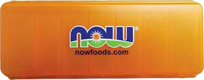 Now Foods Weekly Pill Organizer with 7 Places Orange