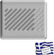 Aliberti L-120 De perete Ventilator de Baie 120mm Alb