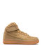 Nike Παιδικά Sneakers High Air Force 1 High LV8 Wheat / Wheat Gum Light Brown