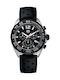 TAG Heuer Formula 1 Ανδρικό Ρολόι 43mm Χρονογράφος Μπαταρίας με Μαύρο Δερμάτινο Λουράκι