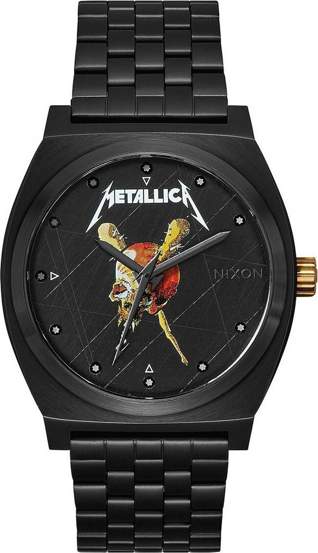 Nixon time best sale teller metallica