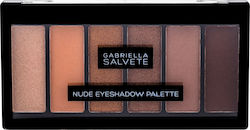 Gabriella Salvete Nude Eyeshadow Palette Paletă cu Farduri de Pleoape Formă Solidă 12.5gr