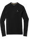 Smartwool Merino 200 Base Layer Long Sleeve Ανδρική Ισοθερμική Μακρυμάνικη Μπλούζα Μαύρη