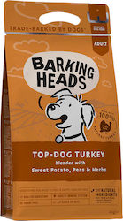 Barking Heads Top-Dog Turkey 2kg Hrană Uscată fără Cereale pentru Câini Adulți cu Curcan