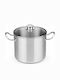 Bra Deep Stainless Steel Pot 10.5lt / 26cm