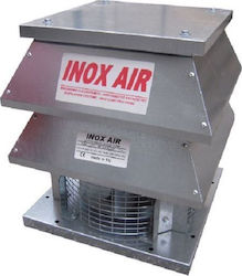 Inoxair IA-OP-20 Εξαεριστήρας Τζακιού Οροφής 190W 36x36cm Ασημί