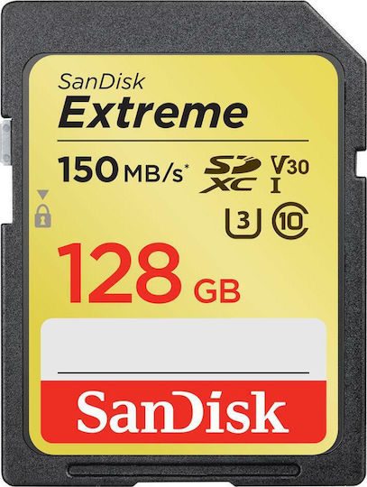 Sandisk Exteme SDXC 128GB Clasa 10 U3 V30 UHS-I