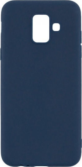 Senso Rubber Samsung A6 Plus Задна корица Силикон Син (Galaxy A6+ 2018)