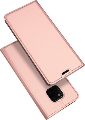 Dux Ducis Skin Pro Carte Piele artificială Rose Gold (Huawei Mate 20 Pro)