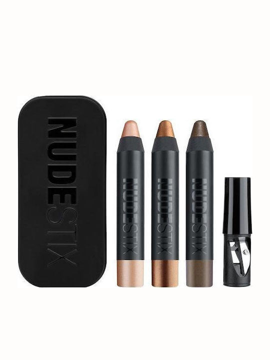 Nudestix Mini Nude Make-up-Set für die Augen Metallics - Burnish, Smoke, Nudity 4 Stück Nudestix Mini Nude Make-up-Set für die Augen Metallics - Burnish, Smoke, Nudity 4 Stück