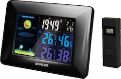 Sencor SWS 4250 Wireless Digital Weather Station Tabletop / Wall Mounted Black