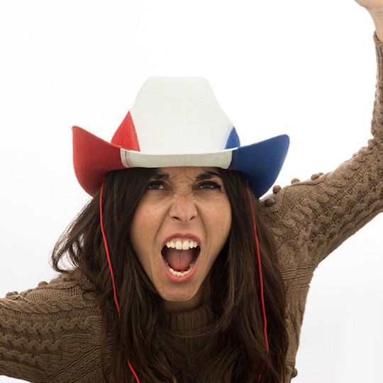 Cowboy Flag of France Carnival Hat